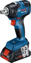 Bosch GDS 18V-200 cordless impact wrench, max torque 200 Nm.