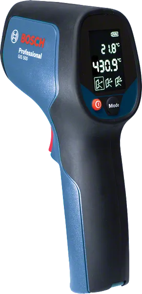 Digital infrared thermometer device.
