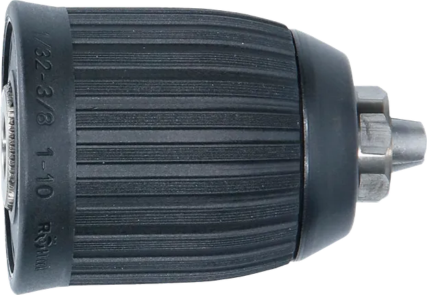 Bosch keyless chuck 1.0–10.0 mm capacity.