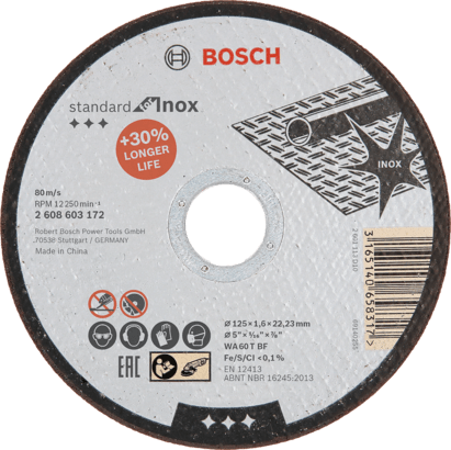 SDS-pro Straight Grinding disc Bosch Professional 2608600702 INOX