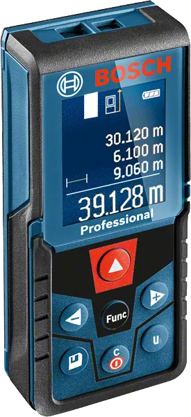 Bosch GLM 400 laser measure with digital display.