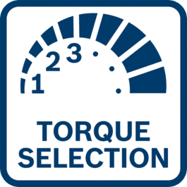  Various torque settings to provide precise control.