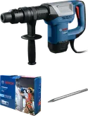 Bosch GSH 500 Max demolition hammer with chisel.