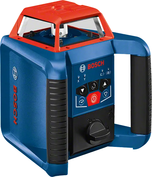 Bosch GRL 350 HV rotation laser leveling tool.