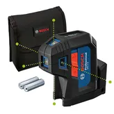 Bosch GPL 5G laser leveling tool with target points.