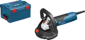 Bosch GBR 15 CAG concrete grinder with carrying case.