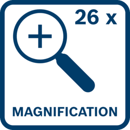 Magnification 26x 