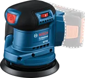 Bosch GEX 18V-LI cordless random orbit sander.