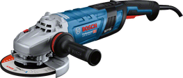 Bosch GWS 30 angle grinder with 2800W motor and accessories.