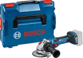 Bosch GWS 18V-15 C cordless angle grinder with case.