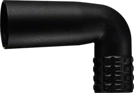 Bosch connector elbow with textured grip.