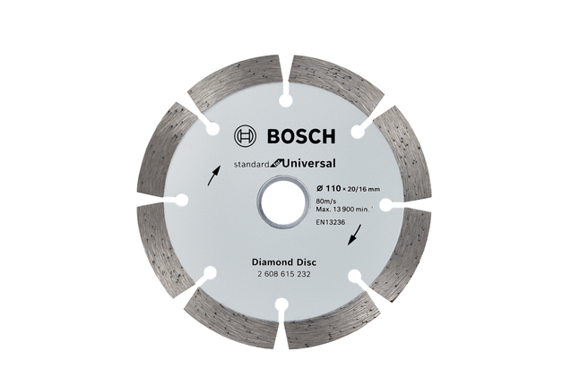 Bosch diamond disc for universal cutting.