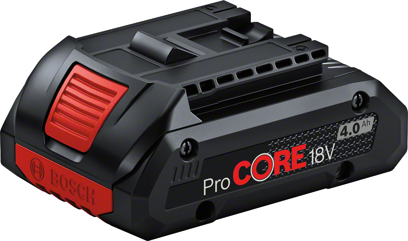 Bosch ProCORE 18V 4.0Ah battery pack.