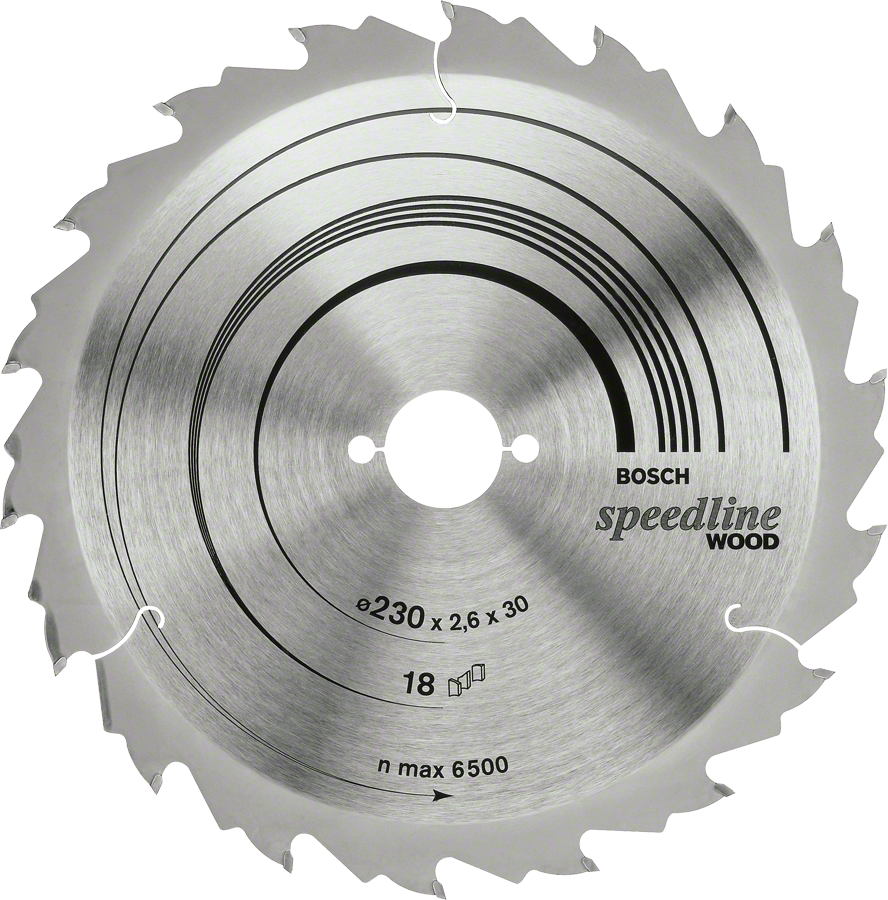 Bosch Speedline Wood circular saw blade for wood cutting.