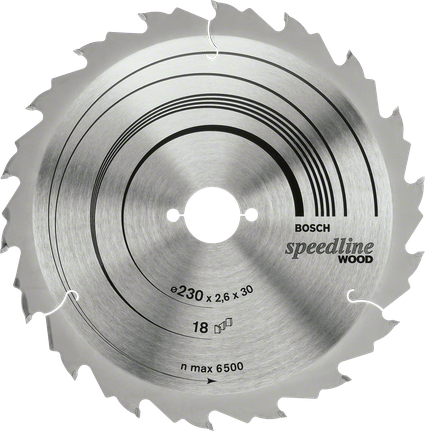 Bosch Speedline Wood circular saw blade for wood cutting.