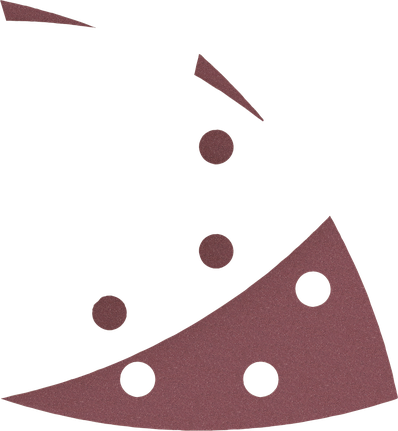 Bosch PRO F460 sanding sheets, mixed grits 93 x 93 mm.