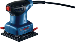 Bosch GSS 140 orbital sander with ergonomic grip.