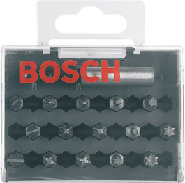 Bosch 16-piece extra hard screwdriver bit set.