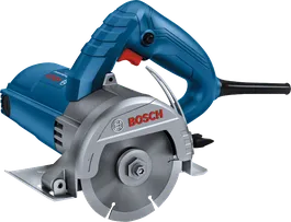 Bosch GDC 140 marble cutter with ergonomic handle.