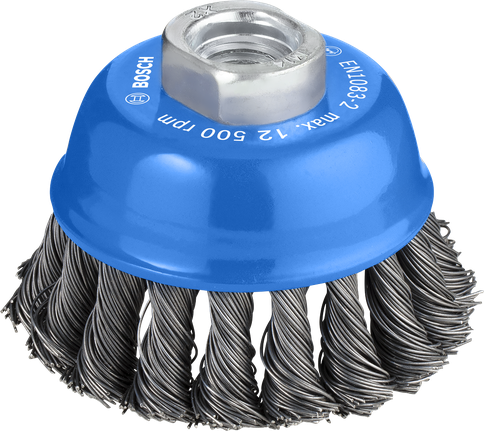 Bosch PRO Metal heavy Cup Brush 75mm for angle grinders.