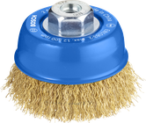 Bosch PRO Metal clean Cup Brush 75 mm for angle grinders.