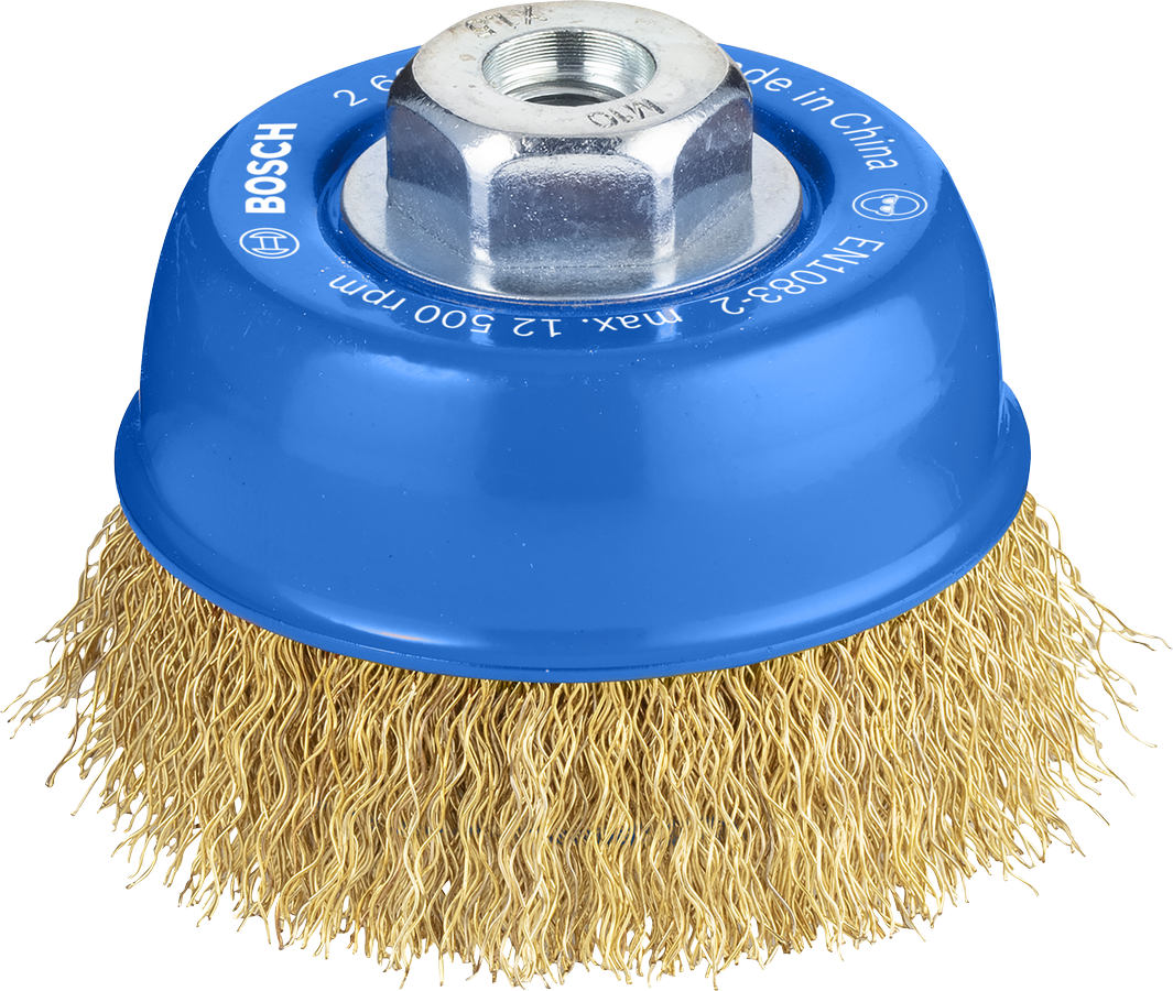 Bosch PRO Metal clean cup brush 75mm for angle grinders.