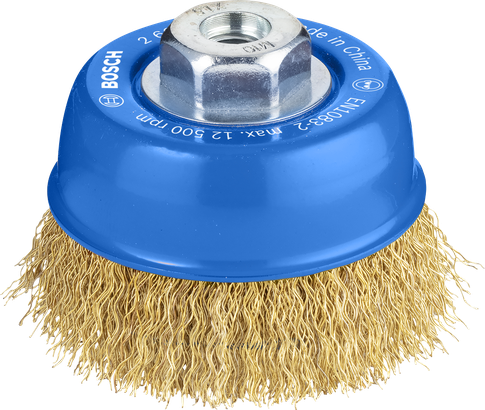 Bosch PRO Metal clean cup brush 75mm for angle grinders.