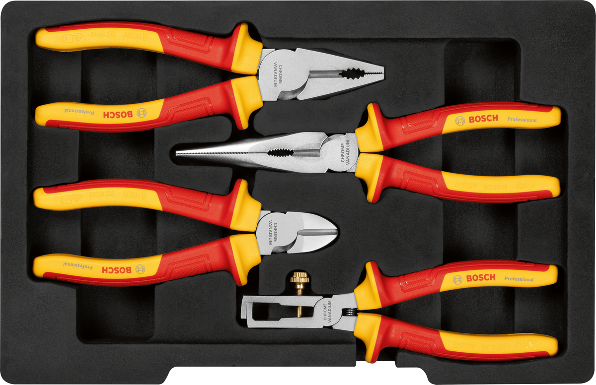 VDE Pliers Set 4 pcs Professional
