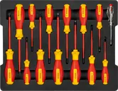 Bosch VDE 14-piece insulated screwdriver set.