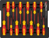 Bosch VDE 14-piece insulated screwdriver set.