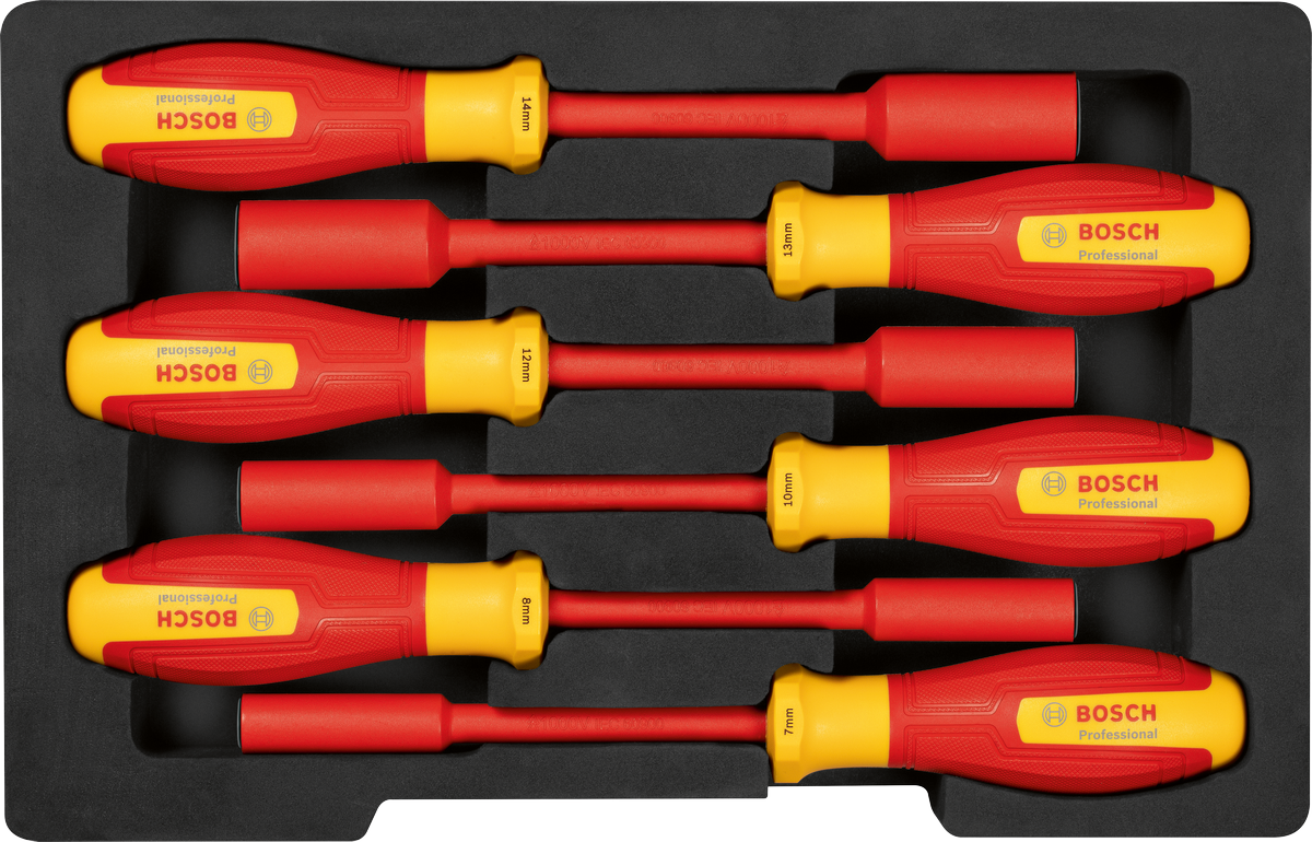 VDE Socket Wrench Set 6 pcs Professional