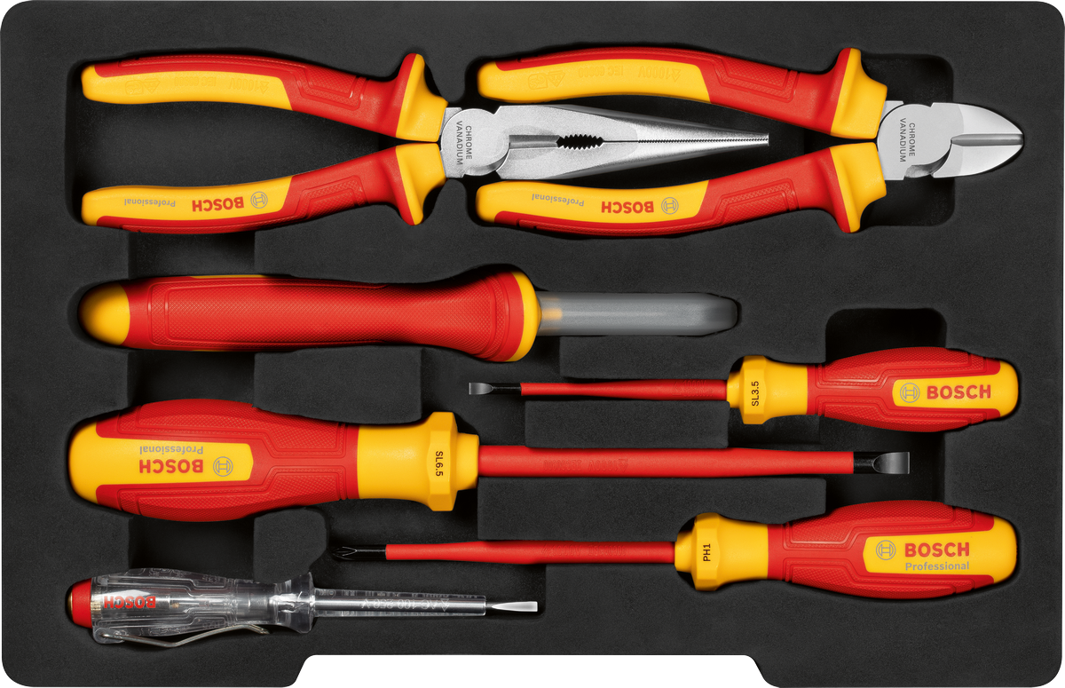 VDE Hand Tools Mixed Set 7 pcs Professional