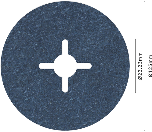 Bosch PRO R574 fibre disc 125 mm grit 36.