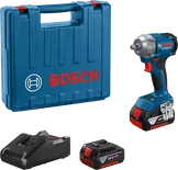 Bosch GDS 18V-350 cordless impact wrench kit.