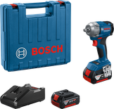 Bosch GDS 18V-350 cordless impact wrench kit.