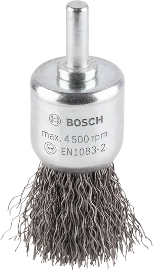 Bosch PRO Metal clean end brush crimped wire 25 mm.