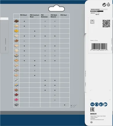 Bosch PRO Multi Material circular saw blade 184 x 2 x 25.4 mm.
