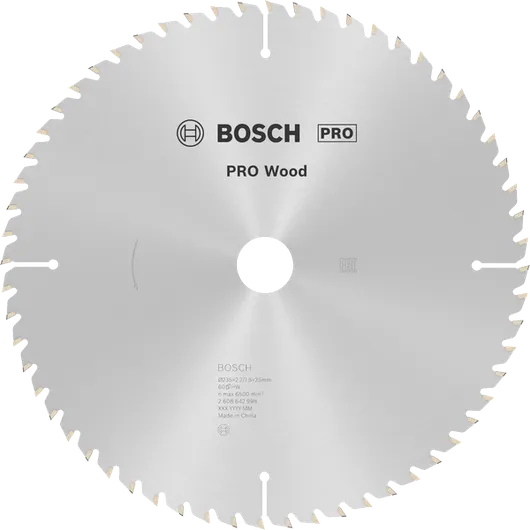 Bosch PRO Wood circular saw blade 235 mm for precise cutting.