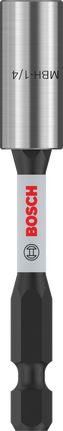 Bosch PRO Standard Bit Holder Impact 75mm, 1/4 inch drive.