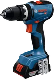 Bosch GSB 18V-65 cordless drill with AMPShare battery.