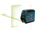 Bosch GCL 15-12 XG combi laser leveling tool, green lines.