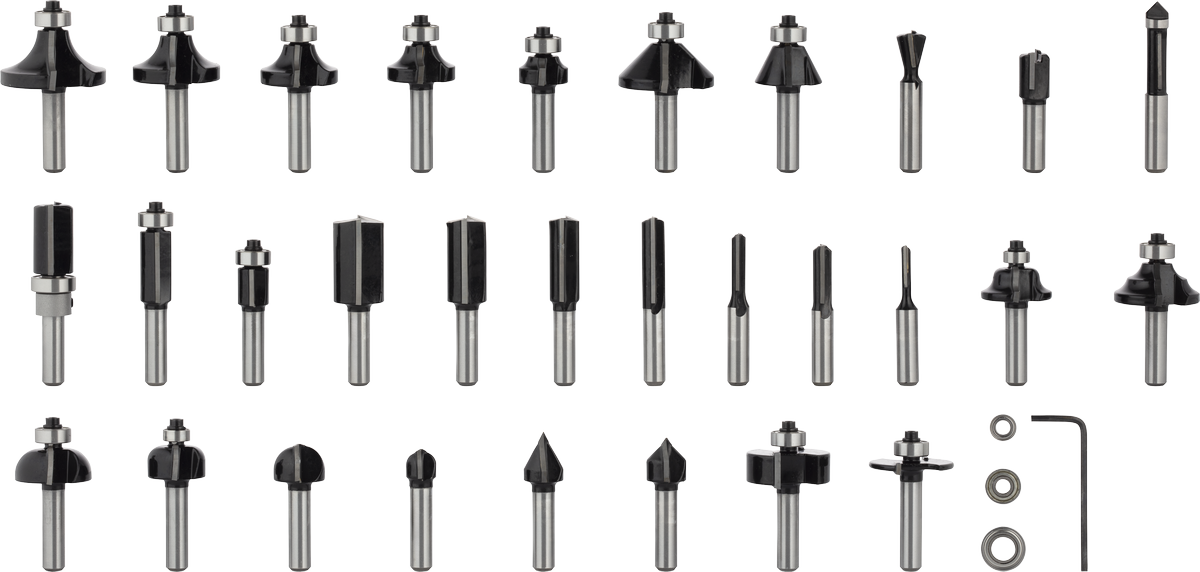 PRO Router Bit Set