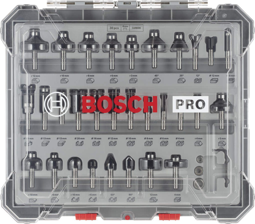 PRO Router Bit Set