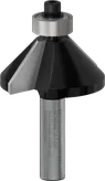 Bosch PRO router bit chamfer 45 degree, shank 8 mm.