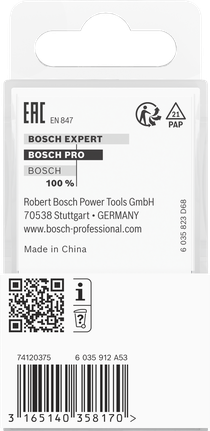Bosch PRO router bit 8 mm shank.