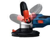 Bosch GBR 18V-15 S concrete grinder with adjustable handle.