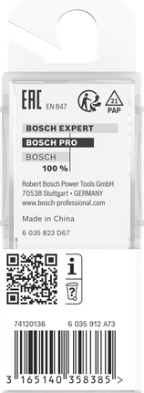Bosch PRO router straight bit 4×8 mm.
