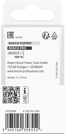 Bosch PRO Router Bit Roman Ogee 8 mm shank.