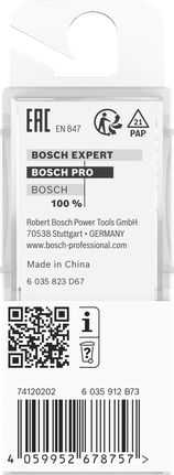Bosch PRO Router Bit Top Bearing Flush Trim 16x25.4mm.