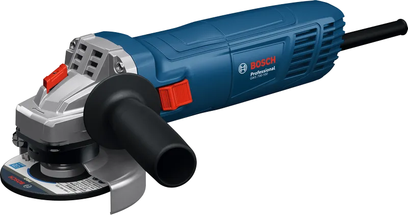 Bosch GWS 700-100 angle grinder with side handle.